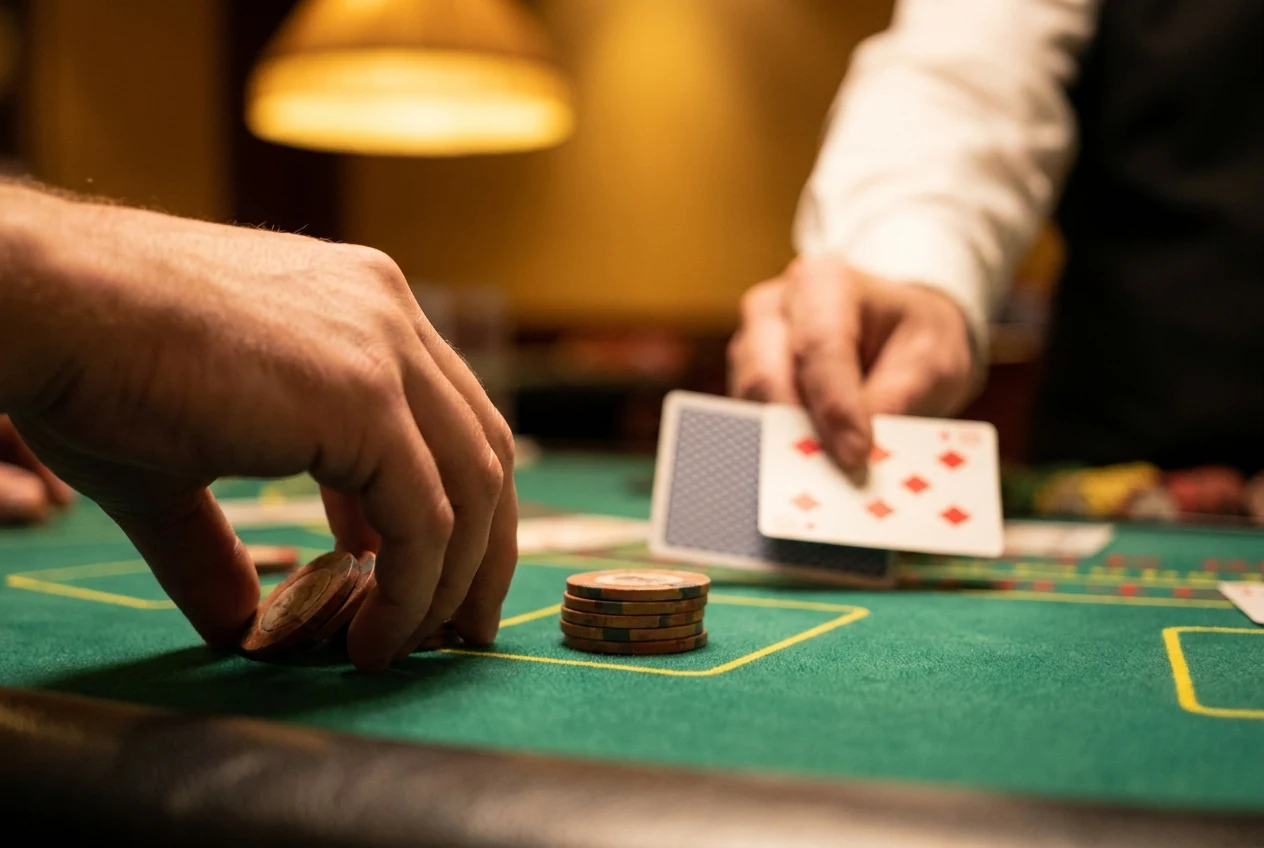 Surrender Blackjack bij Wizebets